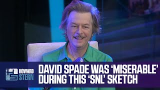 David Spade Was “Miserable” During This “Saturday Night Live” Sketch