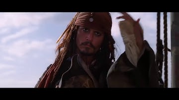 Captain Jack Sparrow   Legendary first appearance intro scene Pirates Of The Caribbean Full HD