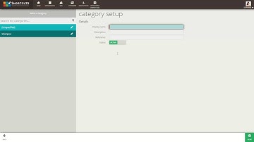 Shortcuts Live - Adding product categories and sub-categories