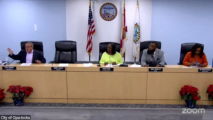 City of Opa-locka | Community Redevelopment Agency Meeting  | December 9, 2025