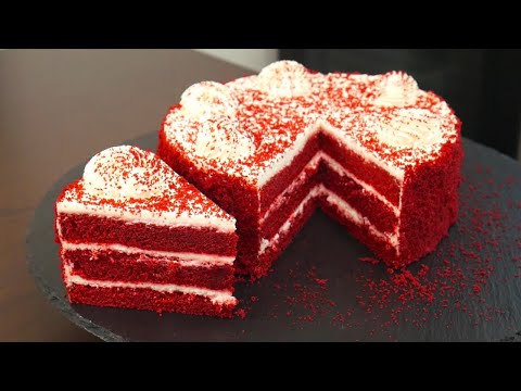 Видео: Идеальный торт Красный бархат - Красивый и очень Вкусный Рецепт
