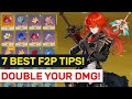 DOUBLE Your Damage! 7 Best F2P Tips & Guide! | Genshin Impact