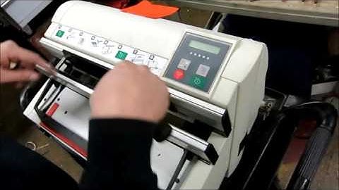 Standard Accubind Document Book Binding Machine System