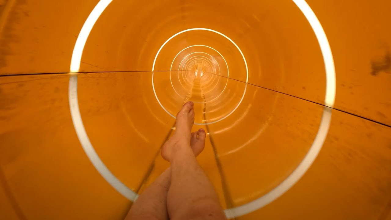 Extreme TURBO Water Slide! Kunuku's Free Fall at Kunuku Resort