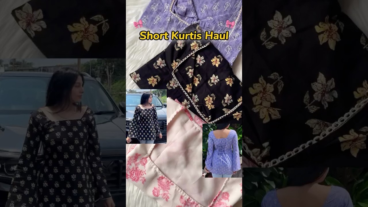 Meesho Short Kurtis Haul 🌸 | Affordable Ethnic Wear Try On 👗✨