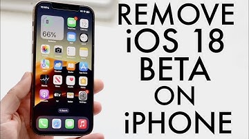 How To Remove iOS 18 Beta From Your iPhone!