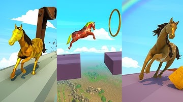 Horse Run Fun Race 3D Games || Kids ganmes || Horse Best gameplay || Fun race with Horse || Best HD