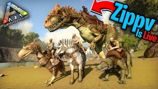 🔴Ark PubliC Server - ARK Cabaluss Map - New Legendary Dino Hunting and Base Build