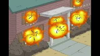 Brian Stewie house explosion replay for 30 minutes