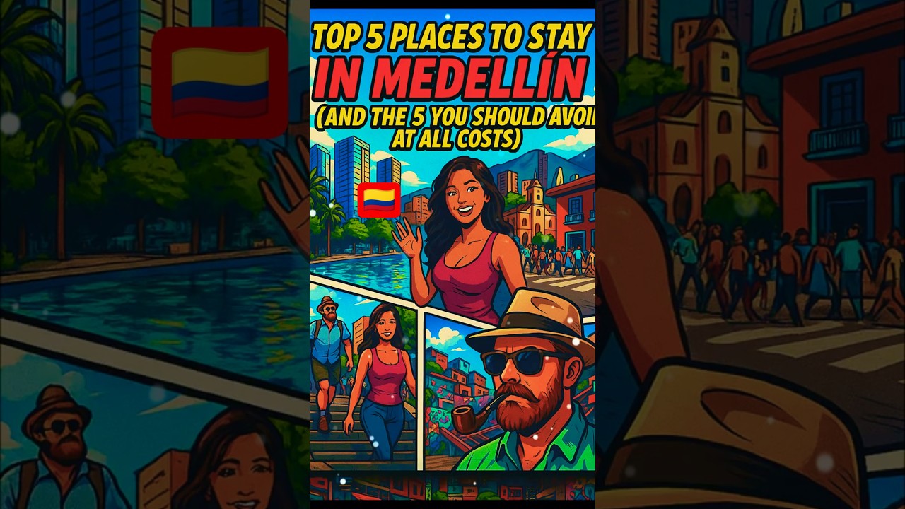 Пять лучших мест для проживания в Медельине 🇨🇴 (и пять мест, которых следует избегать любой ценой)