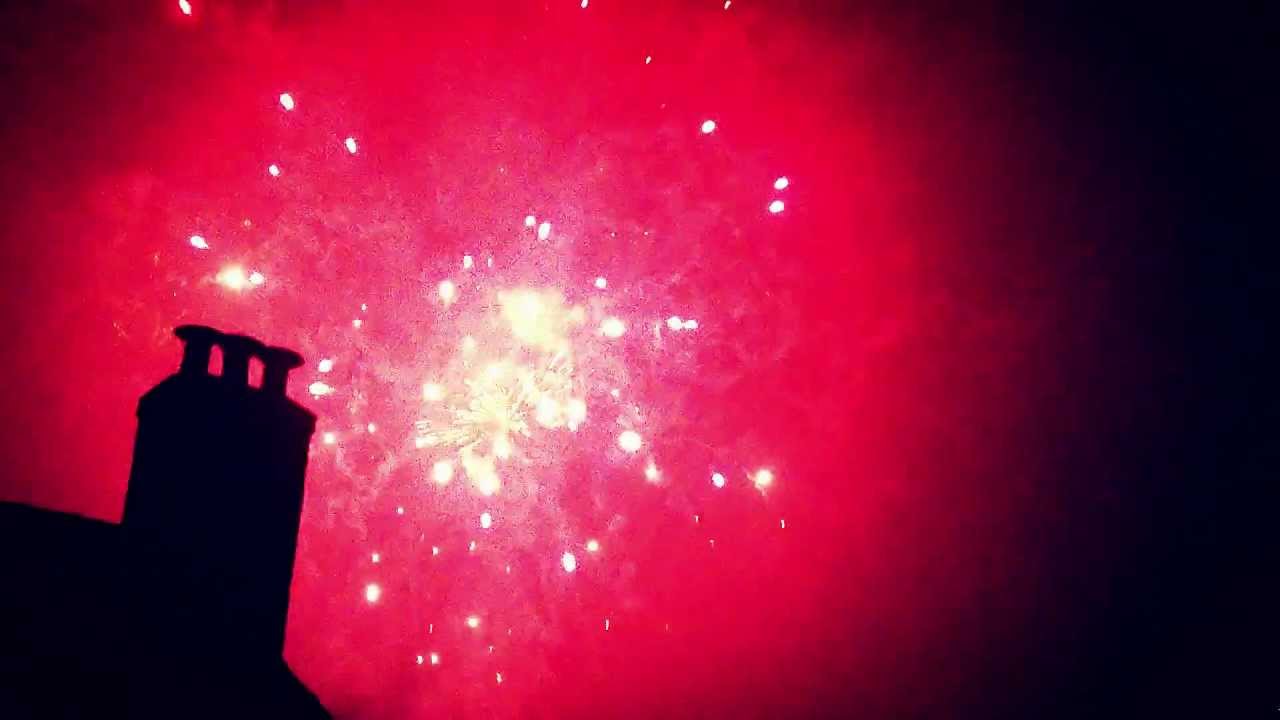 New Year's Eve fireworks in Rotterdam - 31 Dec 2011