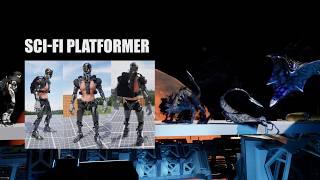 sci-fi platformer v0.2 on Unreal Engine 5 Teh Anim