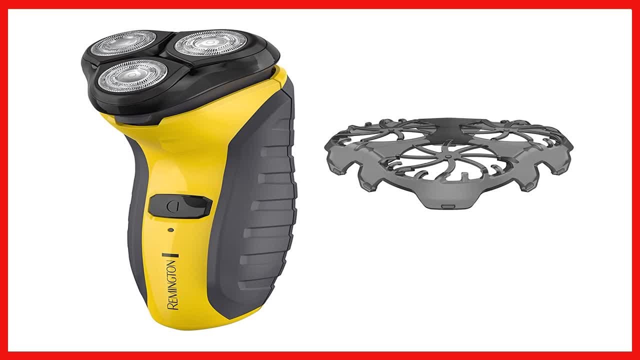Remington Virtually Indestructible Rotary Shaver 5100, Yellow - YouTube