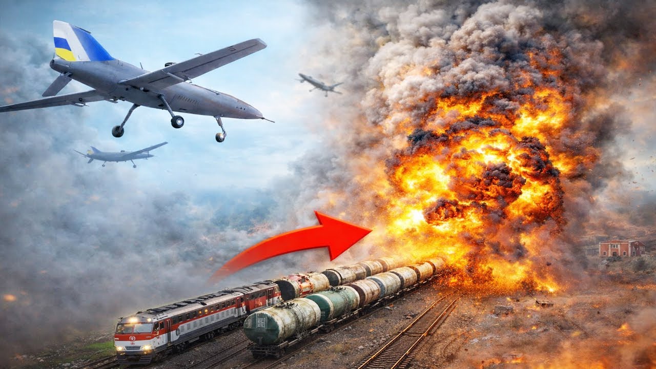كيف نجح هجوم مسيّرات أوكرانية على قطار عسكري روسي رغم التشويش؟