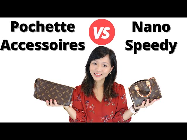 LOUIS VUITTON NANO SPEEDY VS POCHETTE ACCESSORIES