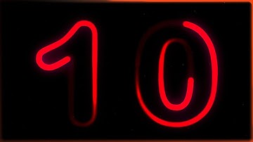 Countdown Timer 10 sec ( v 184 ) drawing numbers with sound effects HD!!