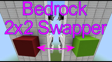 Tutorial: Simple, Bedrock 2x2 Pop-up Wall Block Swapper [Bedrock 1.16+]