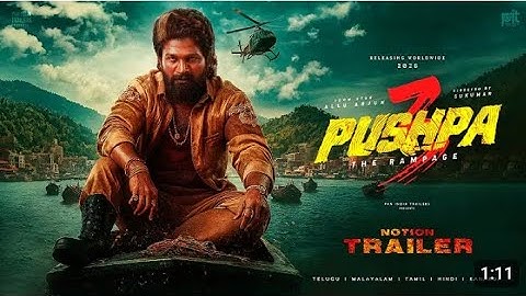 PUSHPA 3 (The Rampage) - Notion Trailer 3| Allu Arjun |Vijay Deverakonda |Rashmika| .