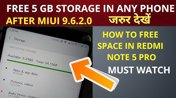Redmi note 5 pro good news storage problem solved after update miui 9.6.2.0|miui 9.6.3.0 in RN5PRO,H