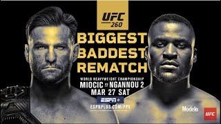 UFC 260 Miocic vs Ngannou 2 - One More Shot - "Honour" (Trailer Vocal/Commentary Edit)