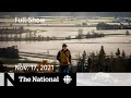 CBC News: The National | B.C. flood disaster, EV tax credit dispute, PCR tests
