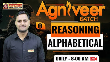 Airforce/Navy Alphabetical Reasoning Full Mock Test | Reasoning By DU Sir | Katara Defence Academy