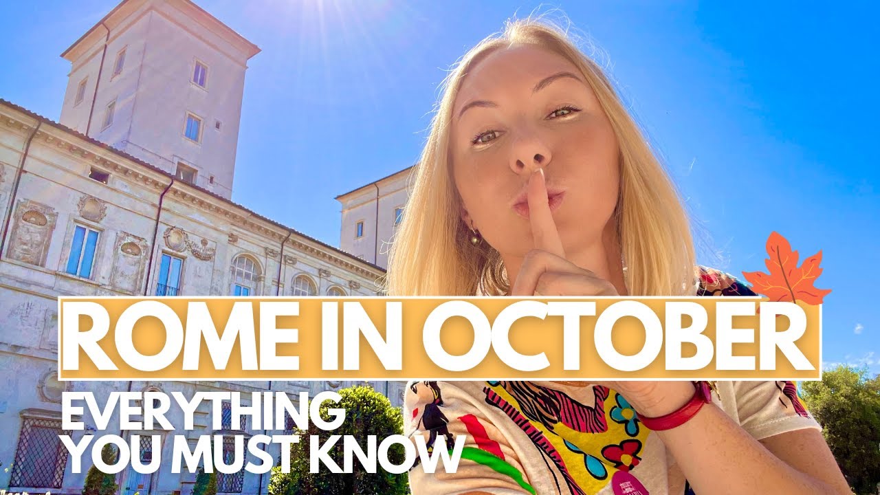 ⁣WHAT TO DO IN ROME IN OCTOBER - MUST - WATCH Before You Visit Rome! I Italy Travel