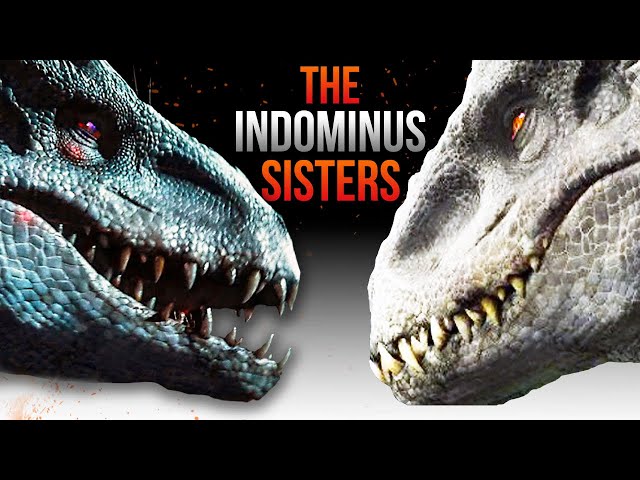 The UNKNOWN BATTLE of The Indominus Rex Sisters in Jurassic World -  #flexispot 