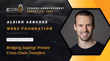 Bridging Sapling: Private Cross-Chain Transfers with Aleixo at Zcon3