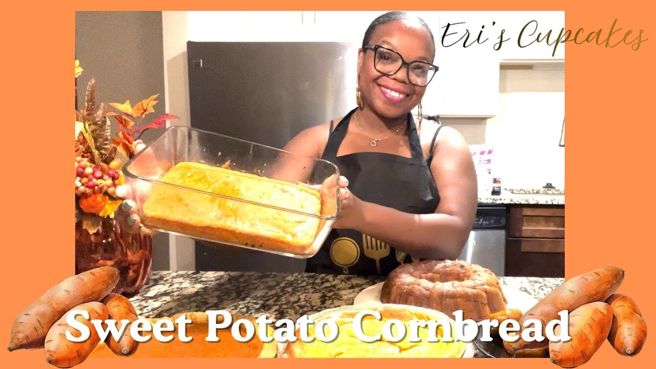 HONEY DRIZZLED SWEET POTATO CORNBREAD| EPISODE 3| SWEET POTATO DESSERT SERIES