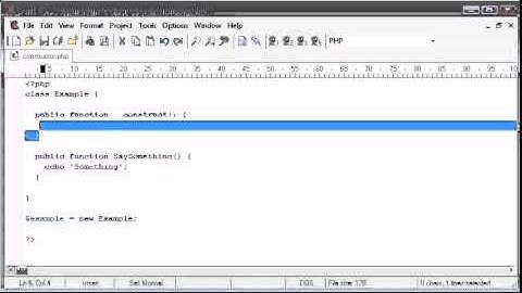 Beginner PHP Tutorial   195   Class Constructor