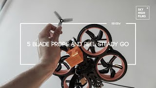 THIS IS WHY YOU NEED 5 BLADE PROPS FOR YOUR CINEWHOOP | REELSTEADY GO W/GOPRO HERO 8