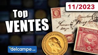 Las ventas + hermosas de Delcampe (noviembre de 2023)  |  Los objetos de colección del mercado