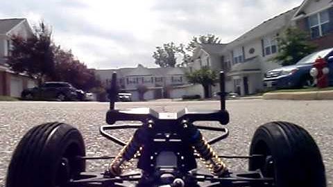 Stock Sc10 Brushless car cam (short video)