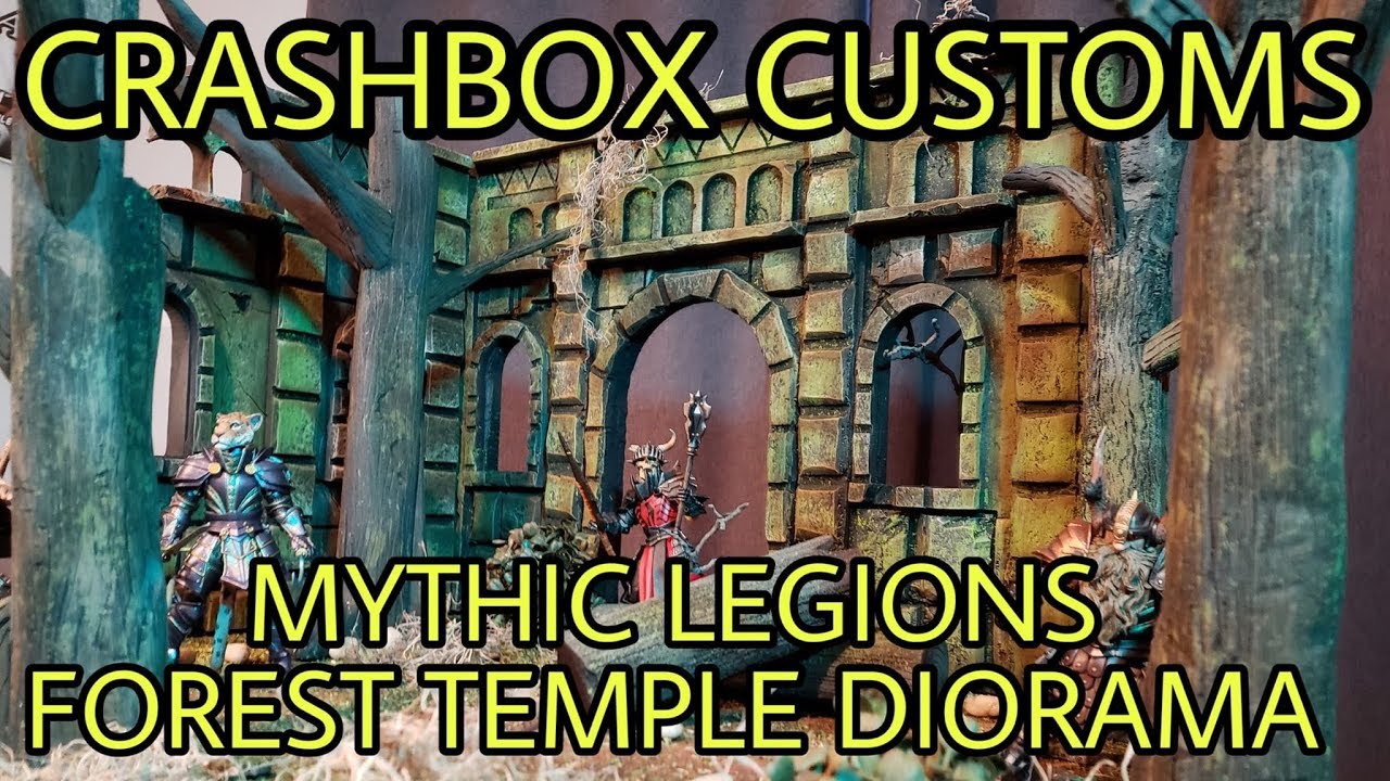 CRASHBOX CUSTOMS MYTHIC LEGIONS FOREST TEMPLE DIORAMA YouTube