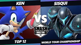 SWT Championship Top 12 - KEN (Sonic) Vs. sisqui (Dark Samus) SSBU Ultimate Tournament