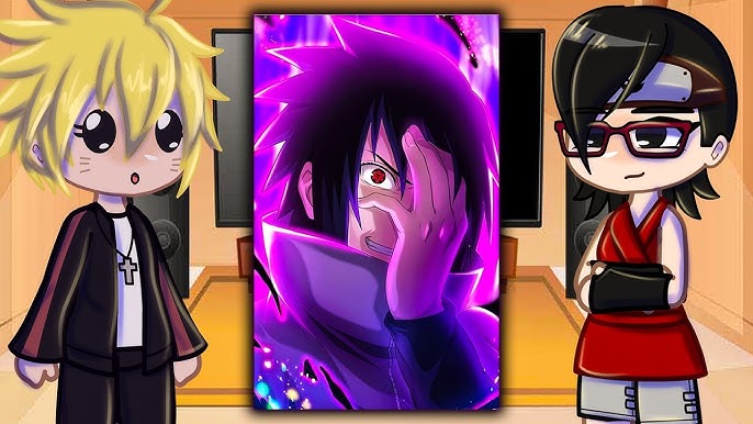 NARUTO'S FRIENDS_ AND FAMILY REACT TO SASUKE X SAKURA_ SLIGHT SASUSAKU  GACHACLUB GACHA FULL_HD👇 