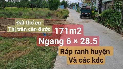 ( tạm ngừng giao dịch )Bán đất thổ cư ở tại đô thị, khu 7b thị trấn cần đước Long An