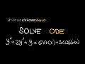 Solving ODE Practice Problem 2