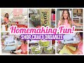 SHOP WITH ME + CRAFT WITH ME! DITL OF A SAHM @Brianna K Homemaking Motivation!