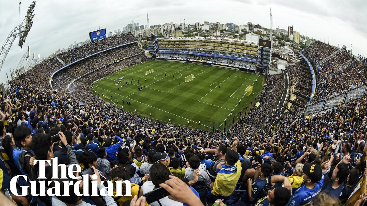 Boca Juniors Fans Fill La Bombonera To Watch Training Before Copa Libertadores Final Youtube