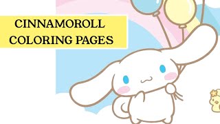 CINNAMOROLL COLORING PAGES How to draw CINNAMOROLL My MELODY CINNAMOROLL KUROMI