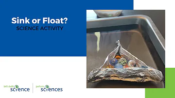 Let's Talk Science - Will it Sink or Float? || Science Activity