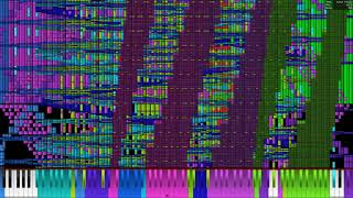 [Black MIDI] Septette For The Dead Princess 14.9 Million Notes (Legit Run)