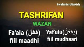 TASHRIFAN WAJAN FA'ALA YAF'ULU