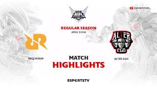 RRQ vs AE HIGHLIGHTS MPL ID S17 | Alter Ego vs RRQ Hoshi