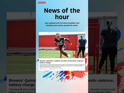 Breaking News: Browns' Quinshon Judkins arrested on domestic violence, battery charge #judkins