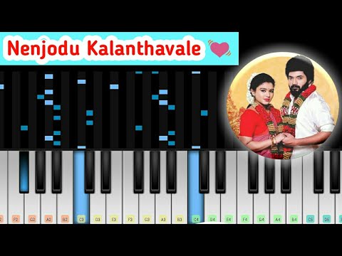 Nenjodu Kalanthavale   Sembaruthi Serial Love Song Bgm Piano Music Video  Perfect Piano Tamil