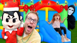 Elf On The Shelf In Real Life - Escape ProHacker’s Giant Christmas Carnival Bounce House