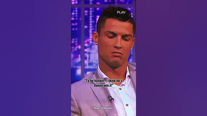 When Ronaldo PREDICTED the BALLON DOR Winner🤯